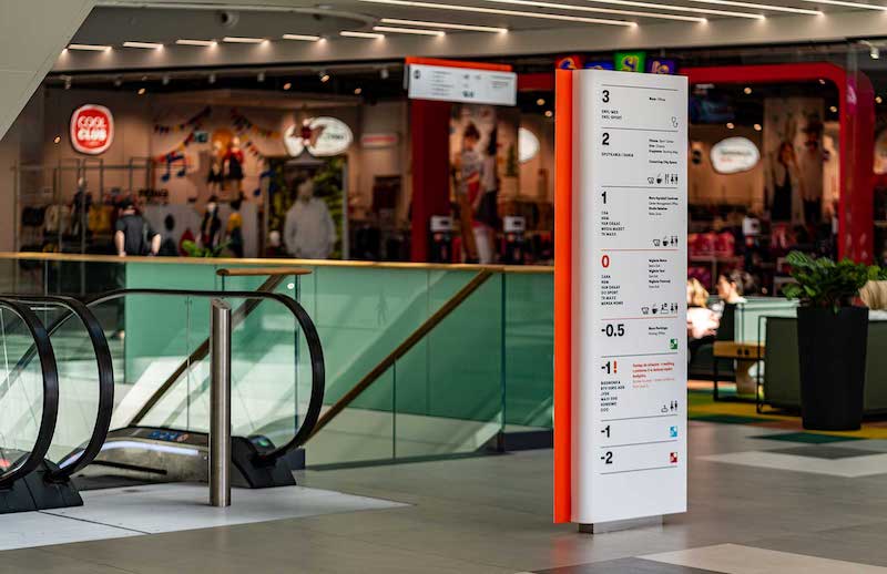 Młociny购物中心标识导视系统设计2